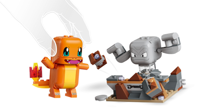 Charmander and Geodude's Cavern Clash