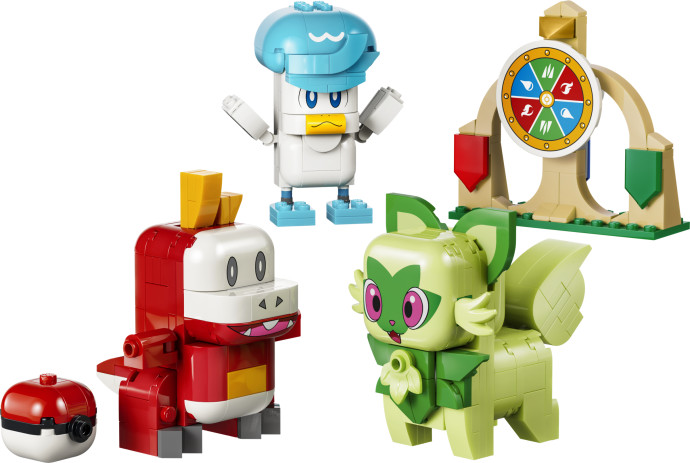 Sprigatito, Fuecoco and Quaxly Battle