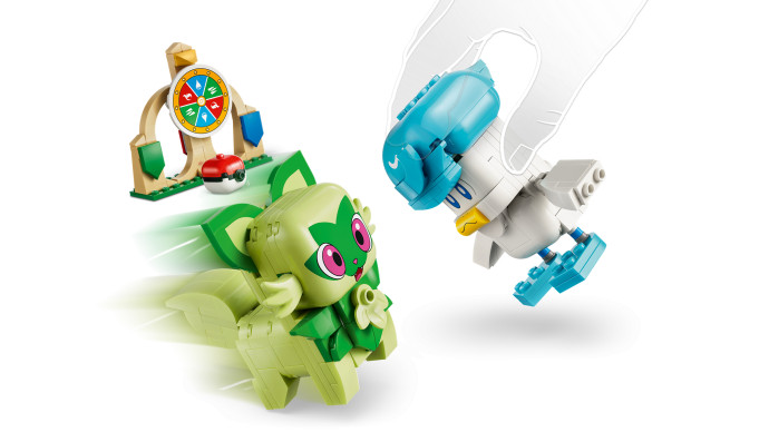 Sprigatito, Fuecoco and Quaxly Battle