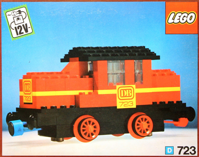 Diesel Locomotive with DB sticker