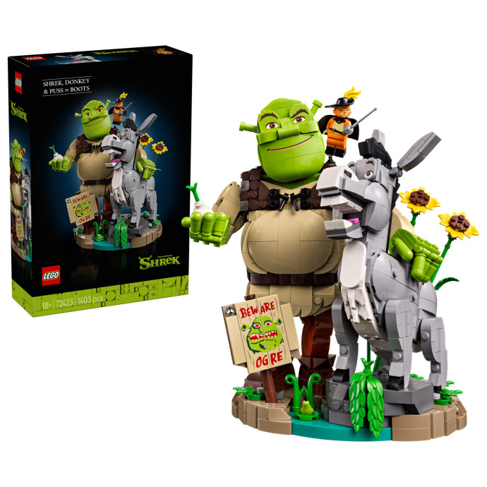 Shrek, Oslík a Kocúr v čižmách