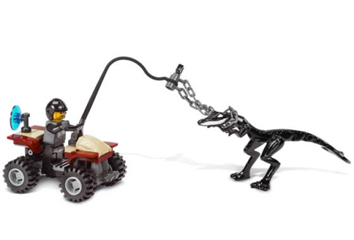 Stopař dinosaurů s pohonem všech čtyř kol