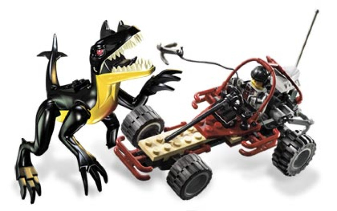 Bugina pronásledující dinosaury