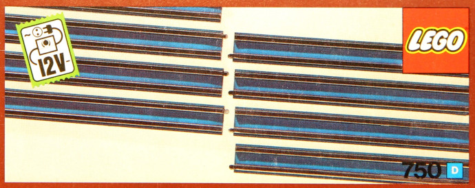 8 Straight 12V Conducting Rails