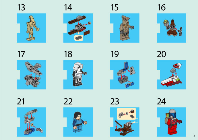 Adventní kalendář LEGO Star Wars