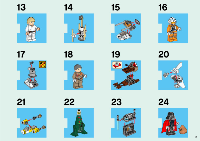 Adventní kalendář LEGO Star Wars