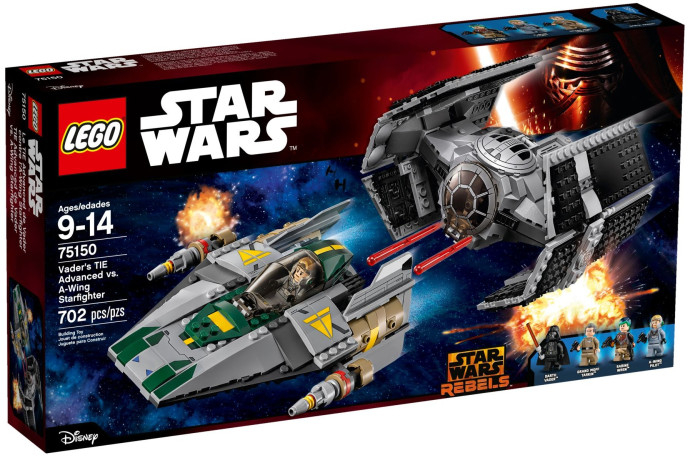 Vader's TIE Advanced vs. A-Wing Starfighter (Vaderova stíhačka TIE Advanced vs. stíhačka A-Wing)