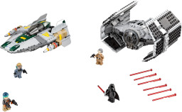 Vader's TIE Advanced vs. A-Wing Starfighter (Vaderova stíhačka TIE Advanced vs. stíhačka A-Wing)