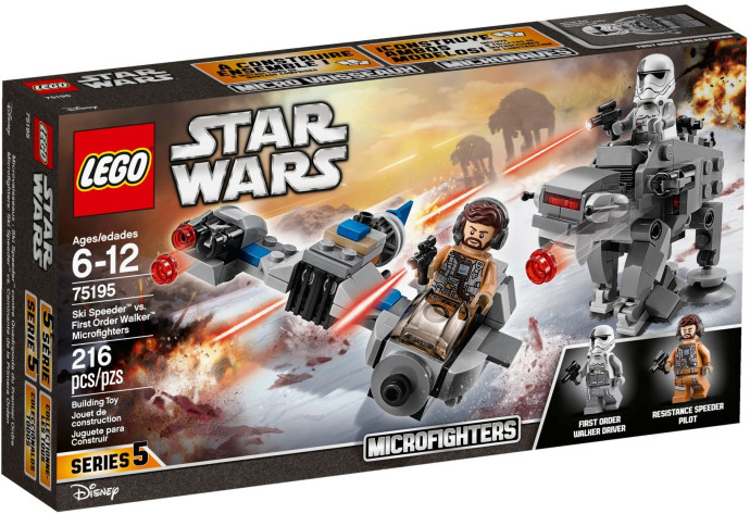 Ski Speeder vs. First Order Walker Microfighters