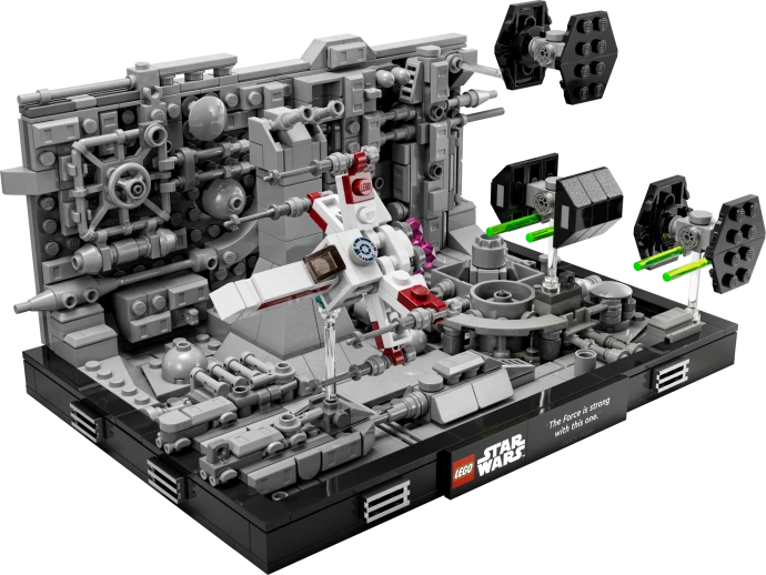 LEGO 75329 Útok na Hvězdu smrti – diorama