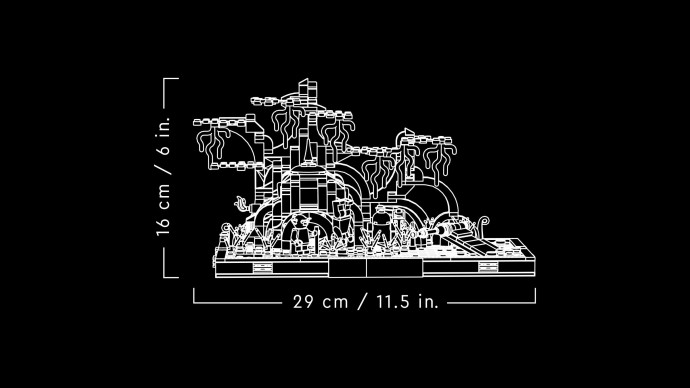 Jediský trénink na planetě Dagobah™ – diorama