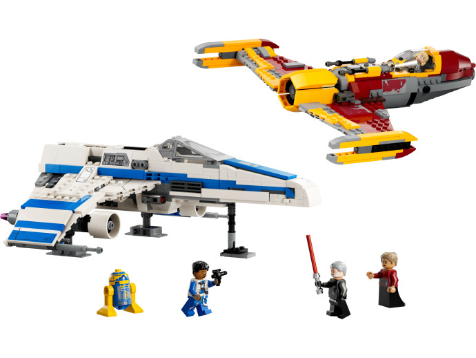 Stíhačka E-wing™ Nové republiky vs. stíhačka Shin Hati