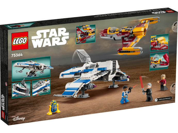 Stíhačka E-wing™ Nové republiky vs. stíhačka Shin Hati