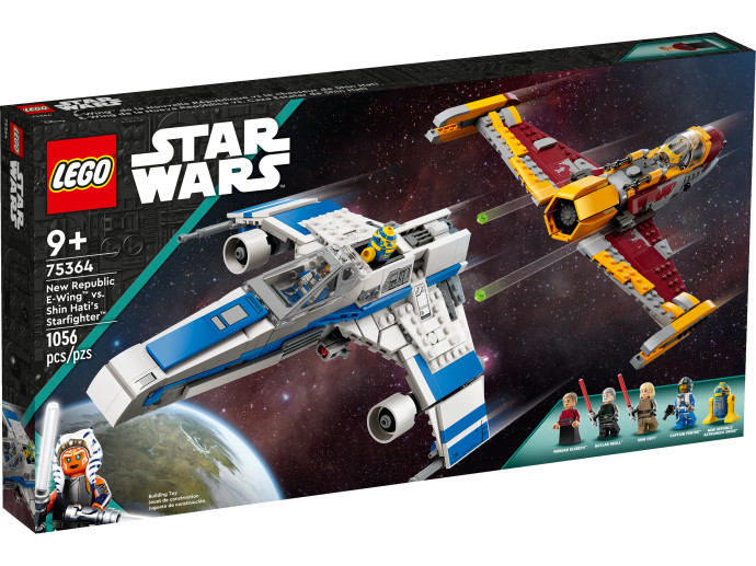 Stíhačka E-wing™ Nové republiky vs. stíhačka Shin Hati