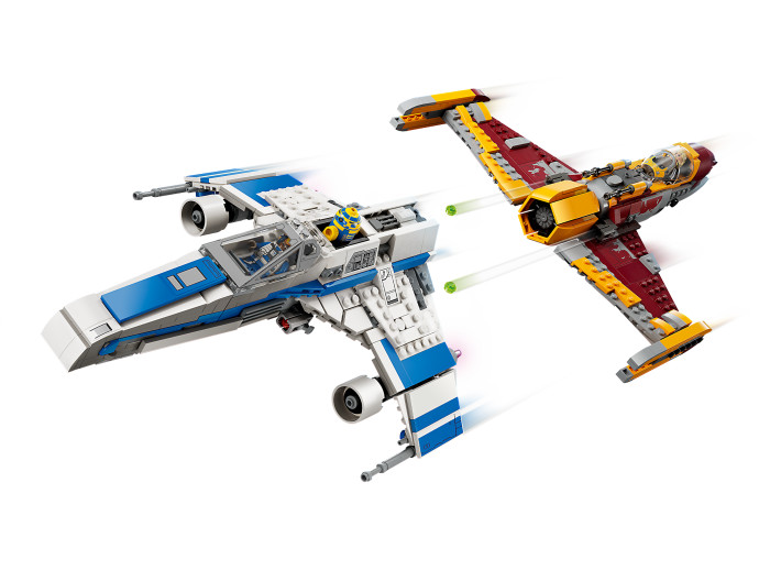 Stíhačka E-wing™ Nové republiky vs. stíhačka Shin Hati