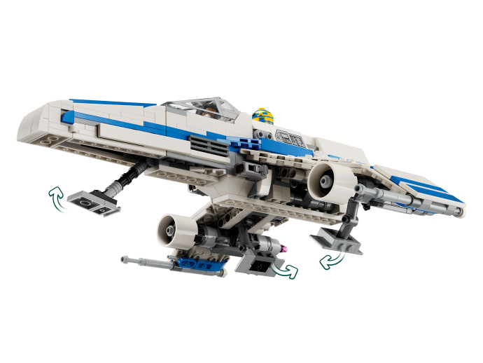 Stíhačka E-wing™ Nové republiky vs. stíhačka Shin Hati