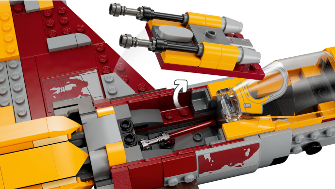 Stíhačka E-wing™ Nové republiky vs. stíhačka Shin Hati