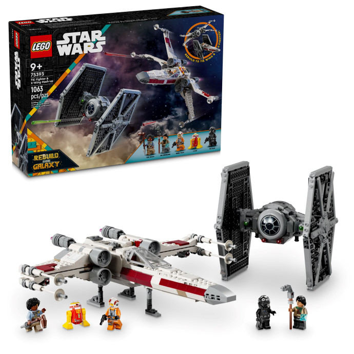 Stíhačka TIE ＆ X-wing – kombinovaná stavebnica