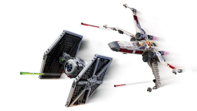 Stíhačka TIE ＆ X-wing – kombinovaná stavebnica