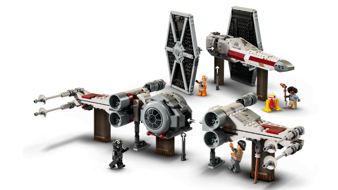 Stíhačka TIE ＆ X-wing – kombinovaná stavebnica