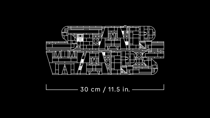 Logo Star Wars™ z kostek