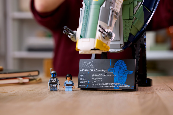 Jango Fett a jeho vesmírna loď triedy Firespray