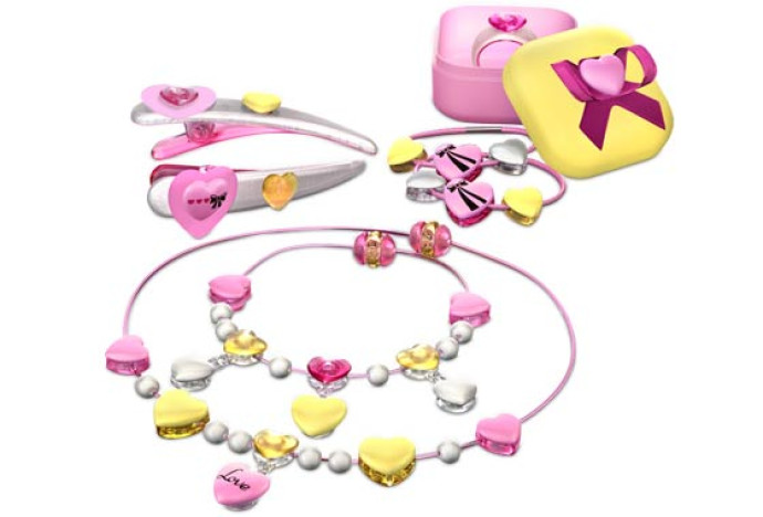 Růžové a perleťové šperky