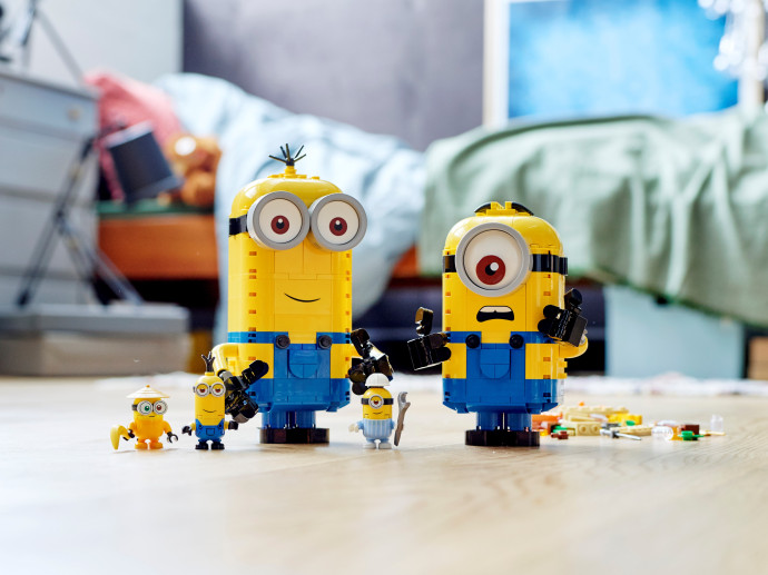 Brick-built Minions and their Lair