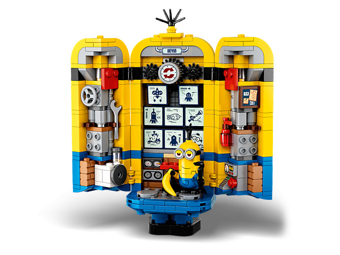 Brick-built Minions and their Lair