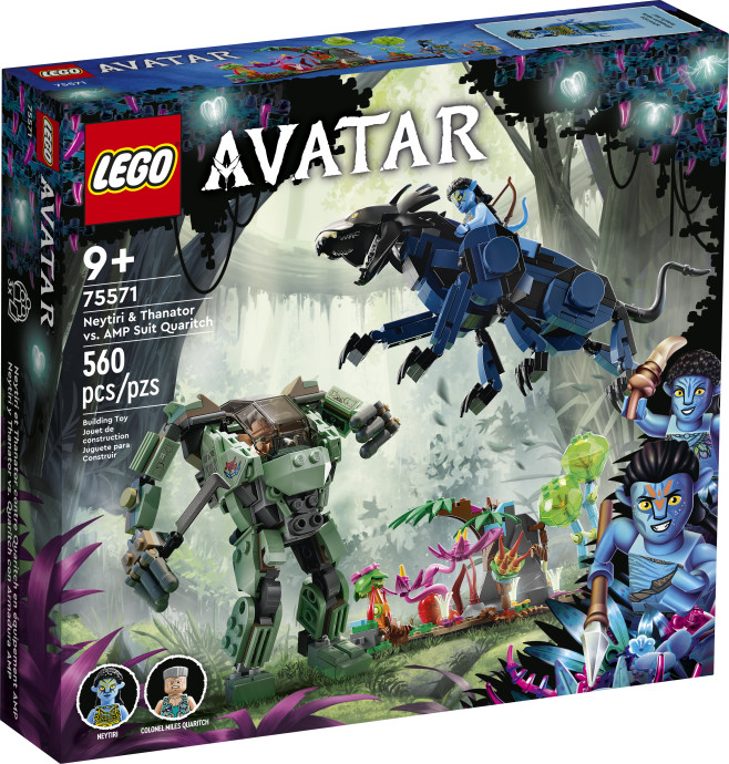 Neytiri a thanator vs. Quaritch v AMP obleku