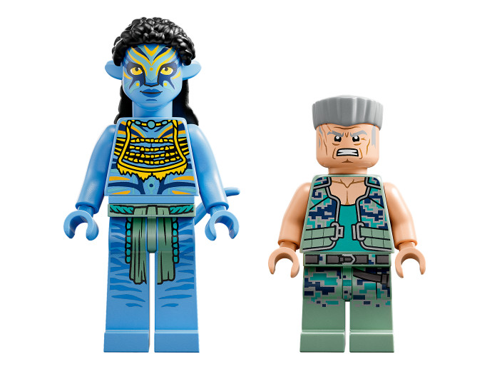 Neytiri a thanator vs. Quaritch v AMP obleku