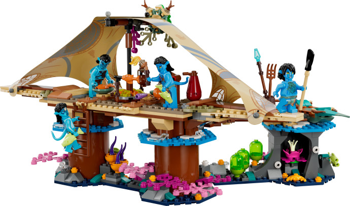 Dům kmene Metkayina na útesu