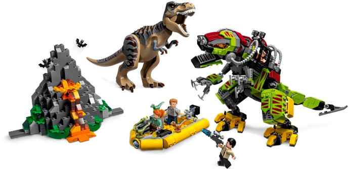 T. rex vs Dino-Mech Battle