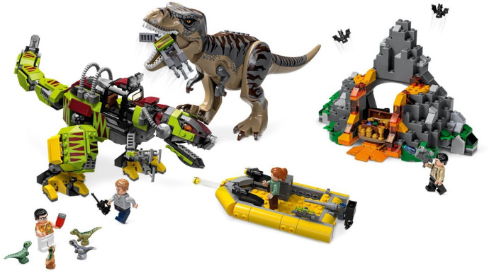 T. rex vs Dino-Mech Battle