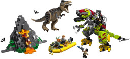 T. rex vs. Dinorobot