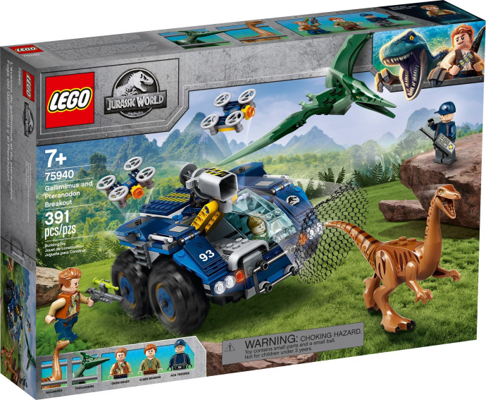 Gallimimus and Pteranodon Breakout