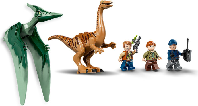 Gallimimus and Pteranodon Breakout