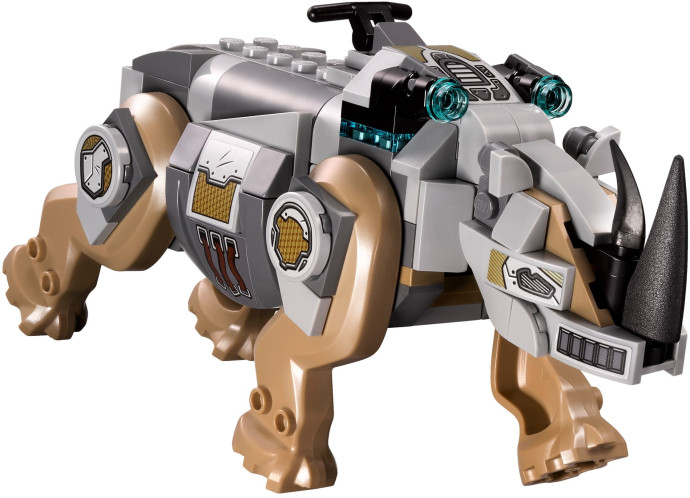 Rhino Face-Off by the Mine