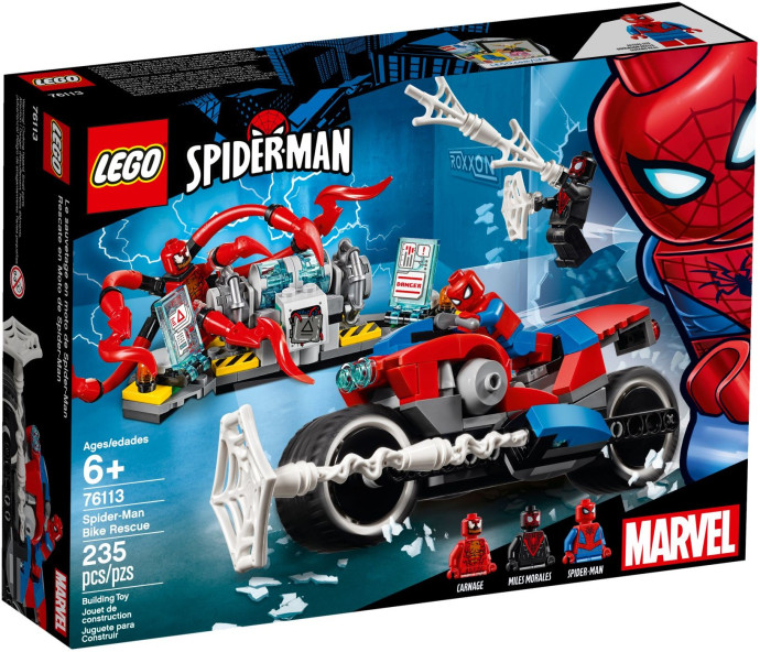 Spider-Man a záchrana na motorce