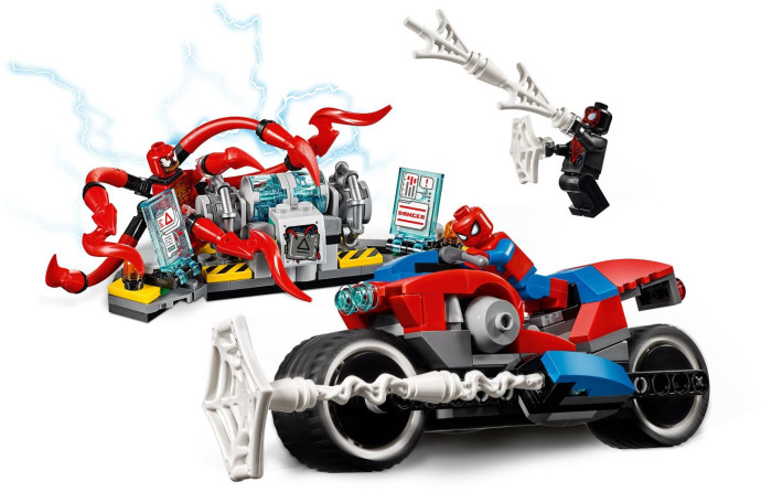 Spider-Man a záchrana na motorce