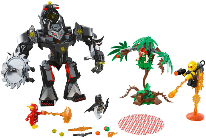 Souboj robotů Batmana a Poison Ivy