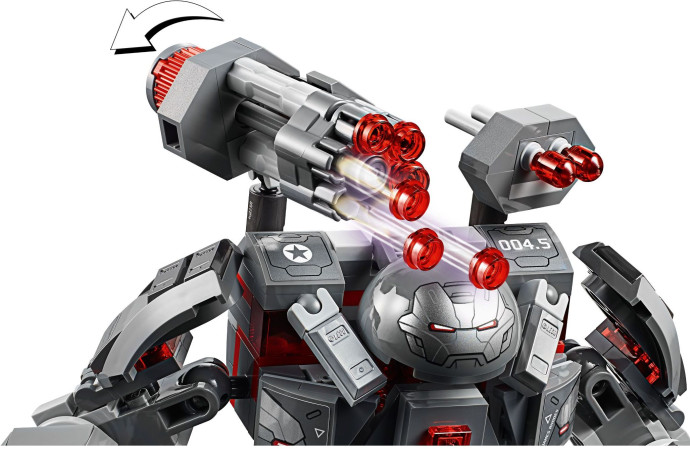 War Machine v robotickém obleku