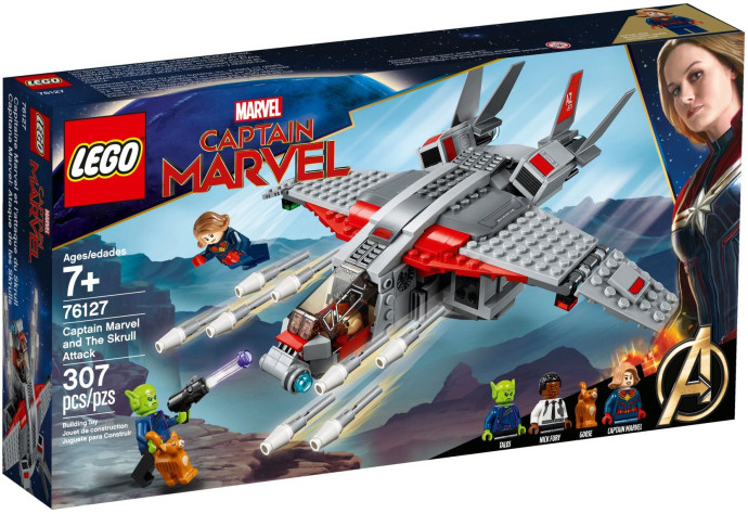 Kapitánka Marvel a útok Skrullů