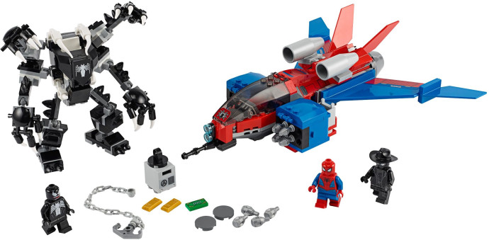 Spiderjet vs. Venomův robot