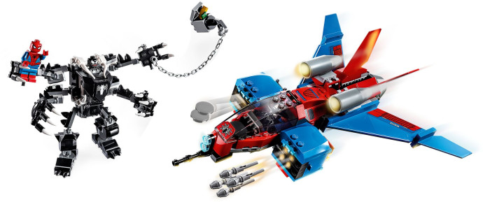 Spiderjet vs. Venom Mech