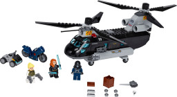Black Widow a honička ve vrtulníku
