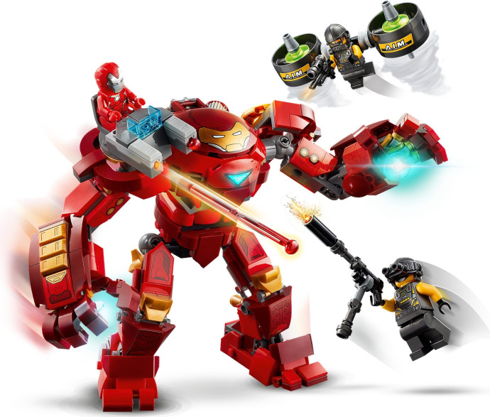 Iron Man Hulkbuster versus A.I.M. Agent