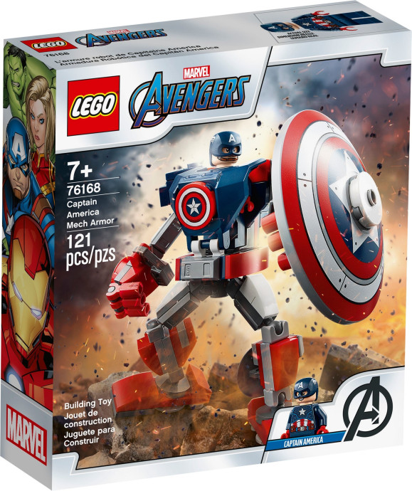 Captain America v obrněném robotu