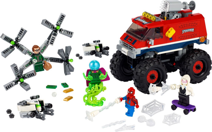 Spider-Man v monster trucku vs. Mysterio