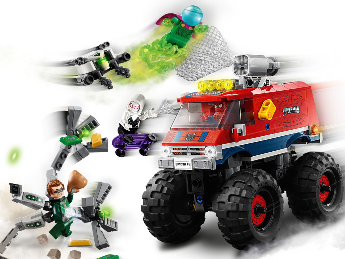 Spider-Man v monster trucku vs. Mysterio